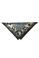 Leopar Çemberi Desenli Bandana Fular - Görsel 7