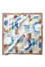 Mavi Katman Desenli Bandana Fular - Görsel 6