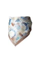 Mavi Katman Desenli Bandana Fular - Görsel 2