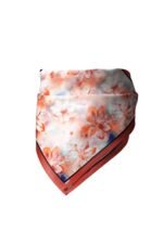 Mercan Düşü Desenli Bandana Fular - Görsel 5