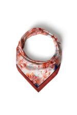 Mercan Düşü Desenli Bandana Fular - Görsel 6