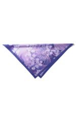 Mor Tül Desenli Bandana Fular - Görsel 6
