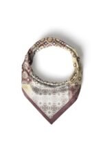Motif Harmanı Desenli Bandana Fular - Görsel 4