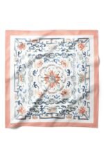 Nakkaş Bahçesi Desenli Bandana Fular