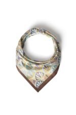 Pastel Yelpaze Desenli Bandana Fular - Görsel 6