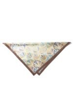 Pastel Yelpaze Desenli Bandana Fular - Görsel 7
