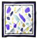 Renk İzleri Desenli Bandana Fular