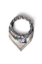 Sessiz Geometri Desenli Bandana Fular - Görsel 3