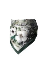 Sisli Bahçe Desenli Bandana Fular - Görsel 3