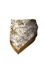 Anadolu Paisley Desenli Bandana Fular - Görsel 4