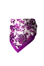 Gece Sümbülü Desenli Bandana Fular - Görsel 4