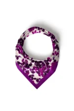 Gece Sümbülü Desenli Bandana Fular - Görsel 5