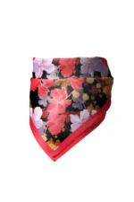 Alev Çiçeği Desenli Bandana Fular - Görsel 4