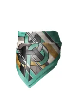 Sonsuz Bağ Desenli Bandana Fular - Görsel 4