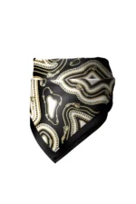 Altın Bağ Desenli Bandana Fular - Görsel 4