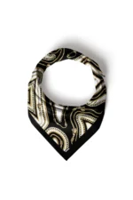 Altın Bağ Desenli Bandana Fular - Görsel 5