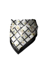 Papatya Zinciri Desenli Bandana Fular - Görsel 4