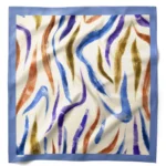 Dalga İzleri Desenli Bandana Fular