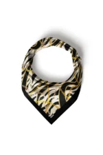 Zebra Zinciri Desenli Bandana Fular - Görsel 5