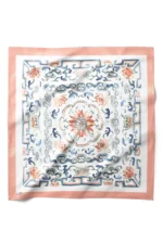 Nakkaş Bahçesi Desenli Bandana Fular