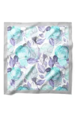 Mint Rüyası Desenli Bandana Fular