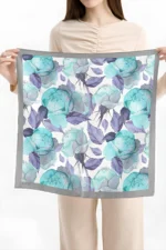 Mint Rüyası Desenli Bandana Fular - Görsel 3