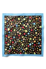 Neşeli Çiçekler Desenli Bandana Fular