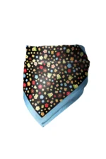 Neşeli Çiçekler Desenli Bandana Fular - Görsel 4