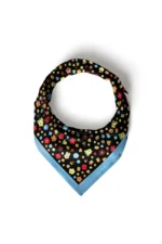 Neşeli Çiçekler Desenli Bandana Fular - Görsel 5