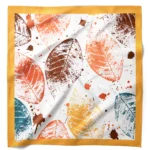 Sonbahar İzi Desenli Bandana Fular