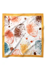 Sonbahar İzi Desenli Bandana Fular