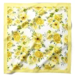 Güneş Çiçekleri Desenli Bandana Fular