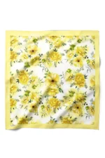 Güneş Çiçekleri Desenli Bandana Fular