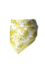 Güneş Çiçekleri Desenli Bandana Fular - Görsel 4
