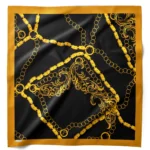 Zincir Şıklığı Desenli Bandana Fular