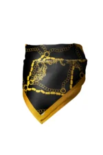 Zincir Şıklığı Desenli Bandana Fular - Görsel 4